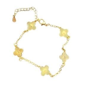 🔸17. NWOT Gold Plated Floral Bracelet